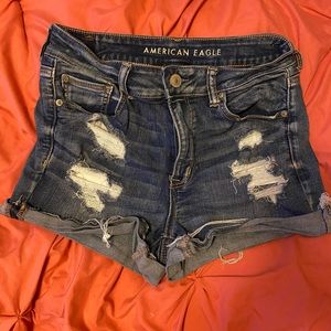 American eagle high rise shorts